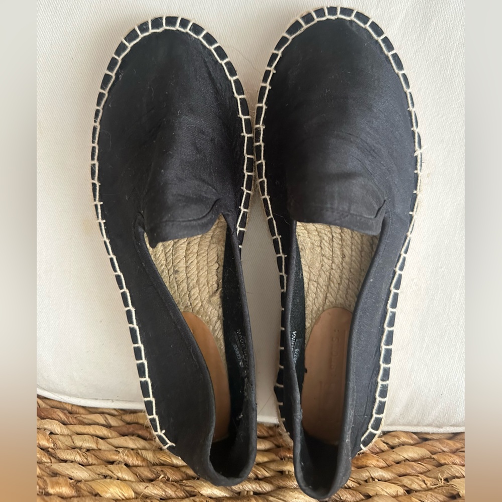 ASOS Sz 7 Espadrilles / Black